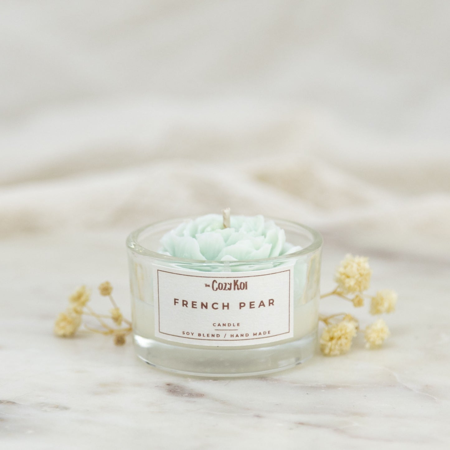 Flowers in Glass Tealights