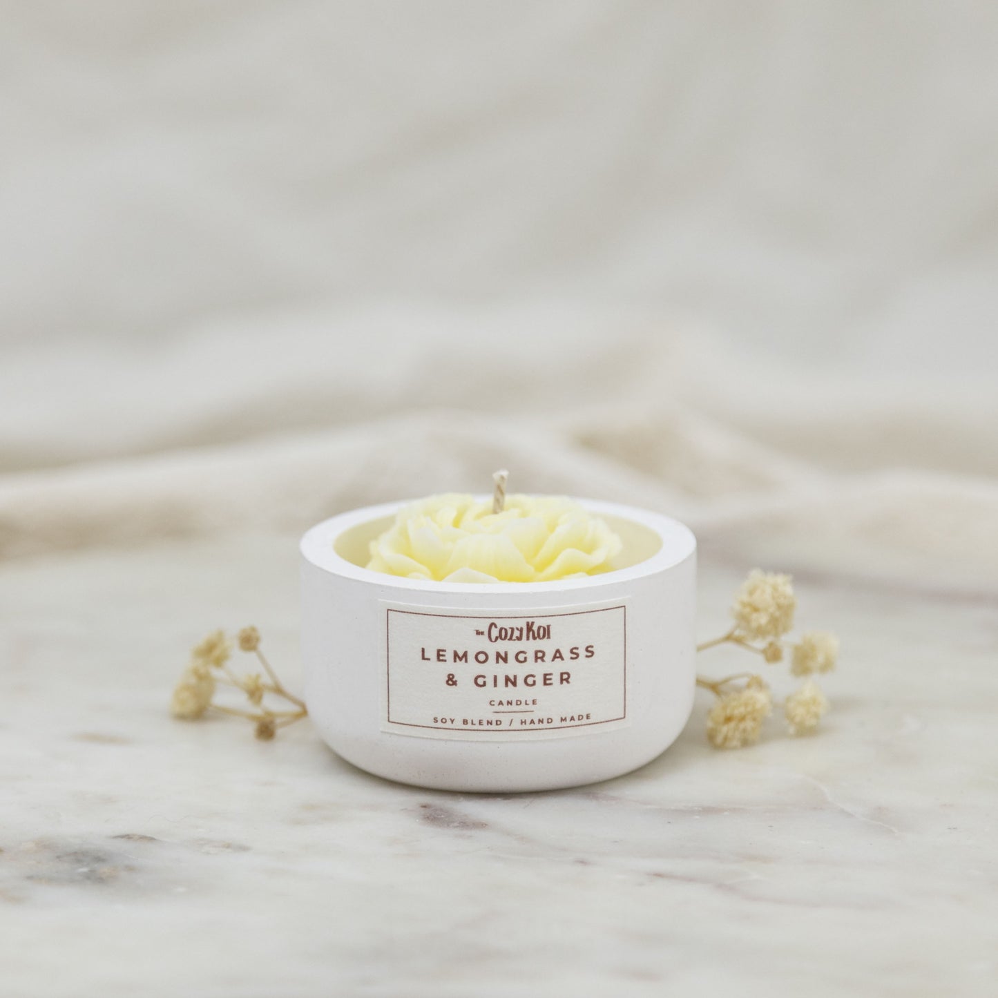 Flowers in Ivory Pottles