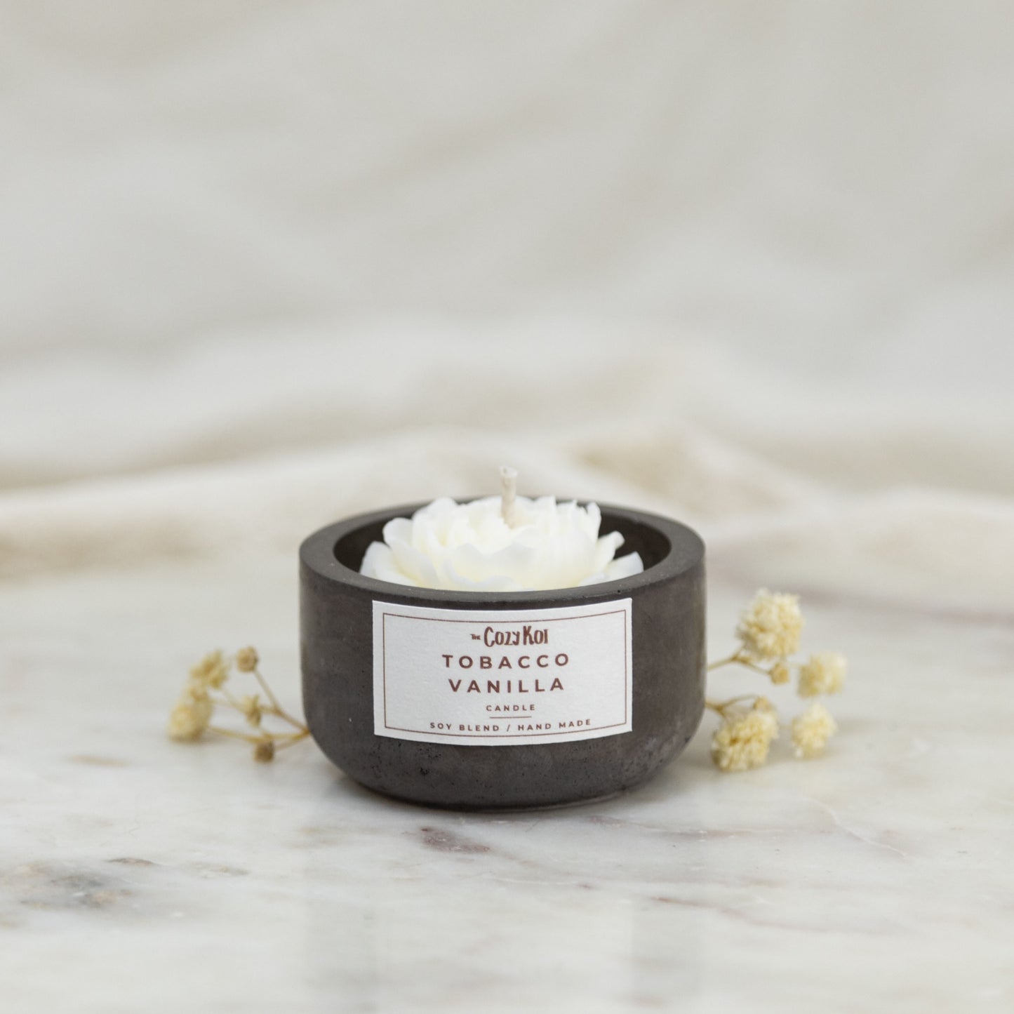 Flowers in Charcoal Pottles