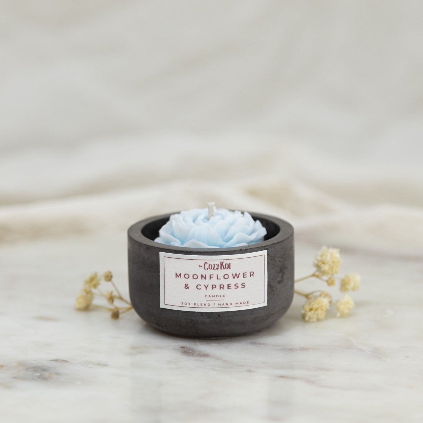 Flowers in Charcoal Pottles