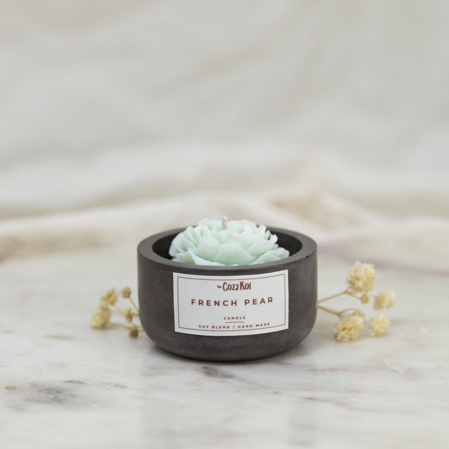 Flowers in Charcoal Pottles