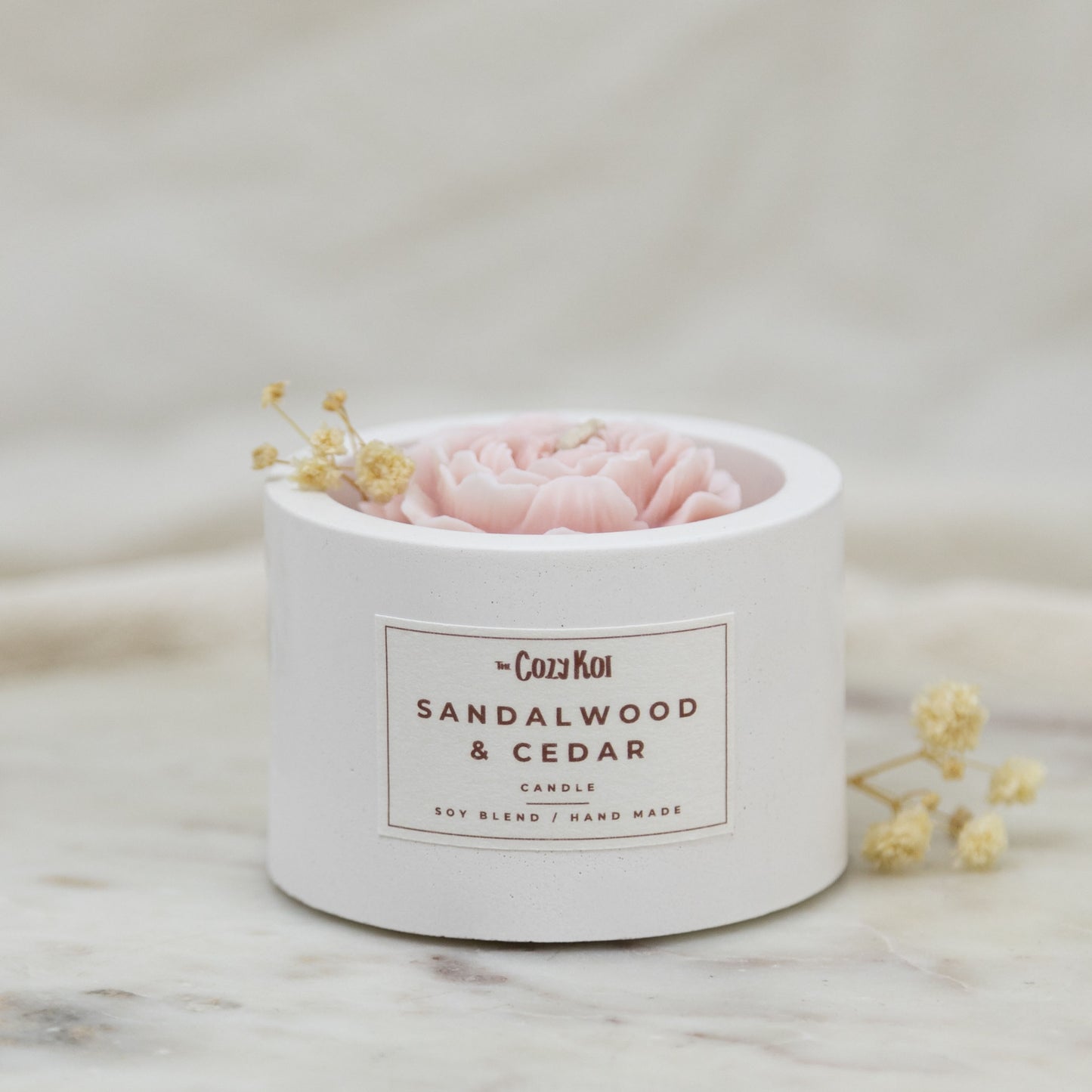 Flowers in Ivory Vessel