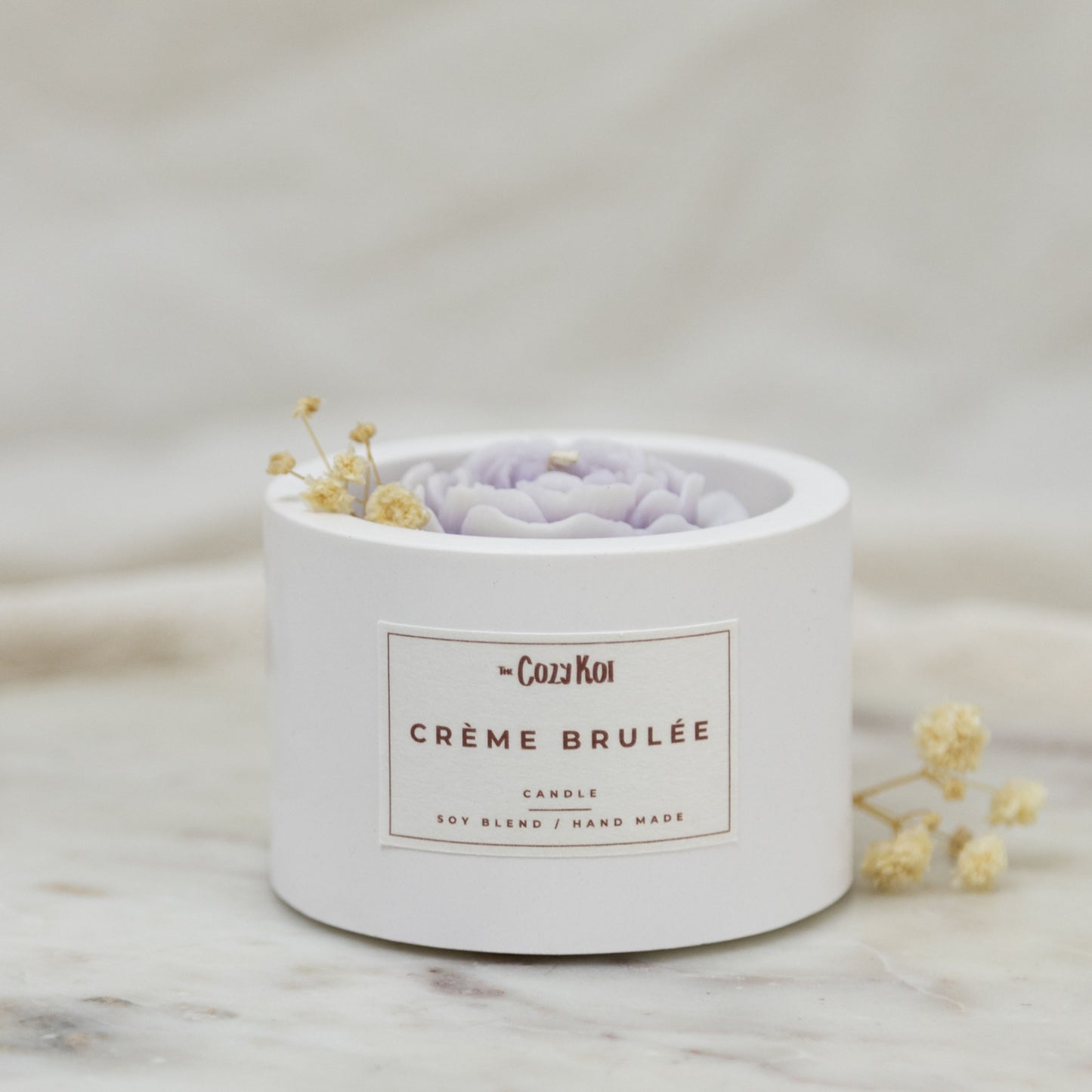 Flowers in Ivory Vessel