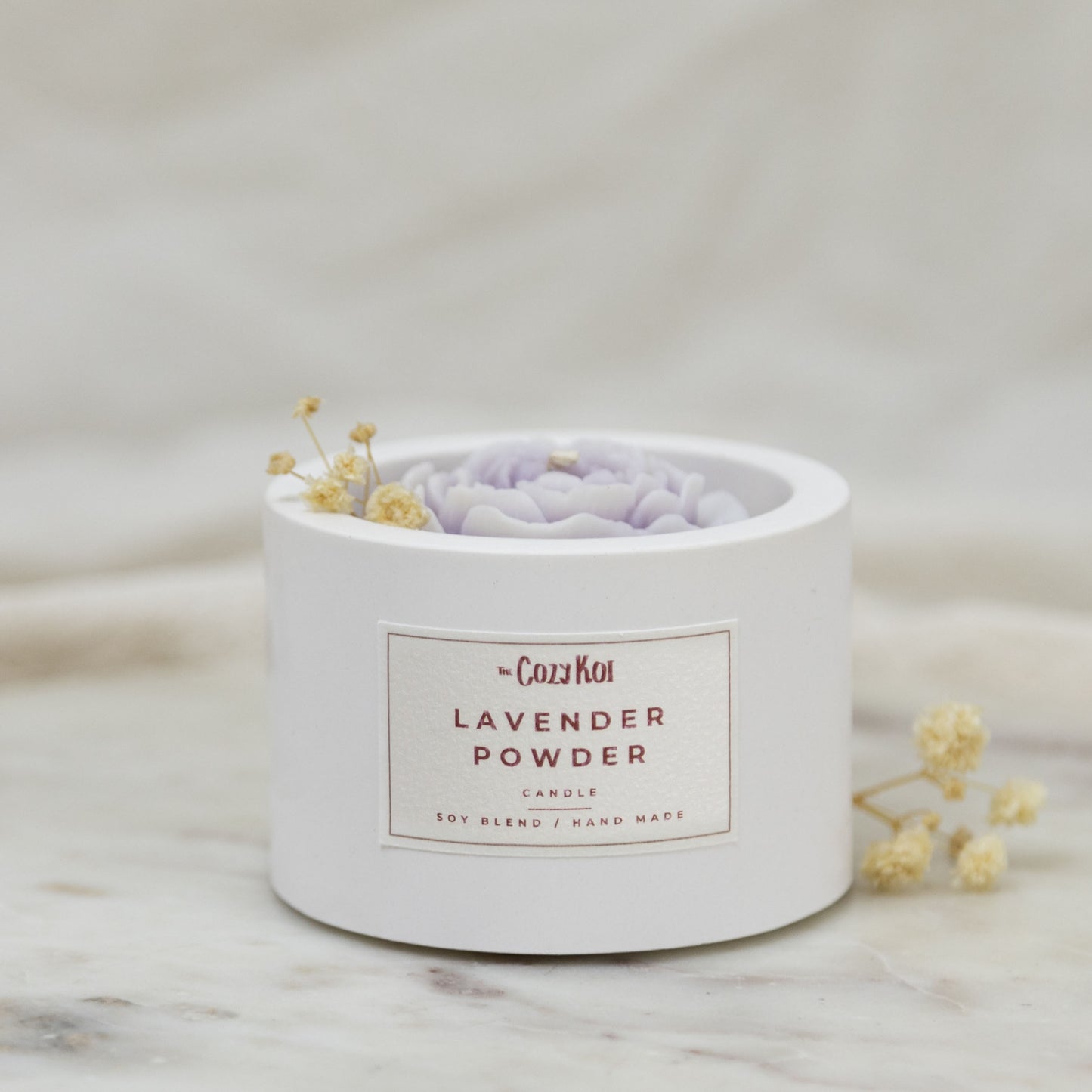 Flowers in Ivory Vessel