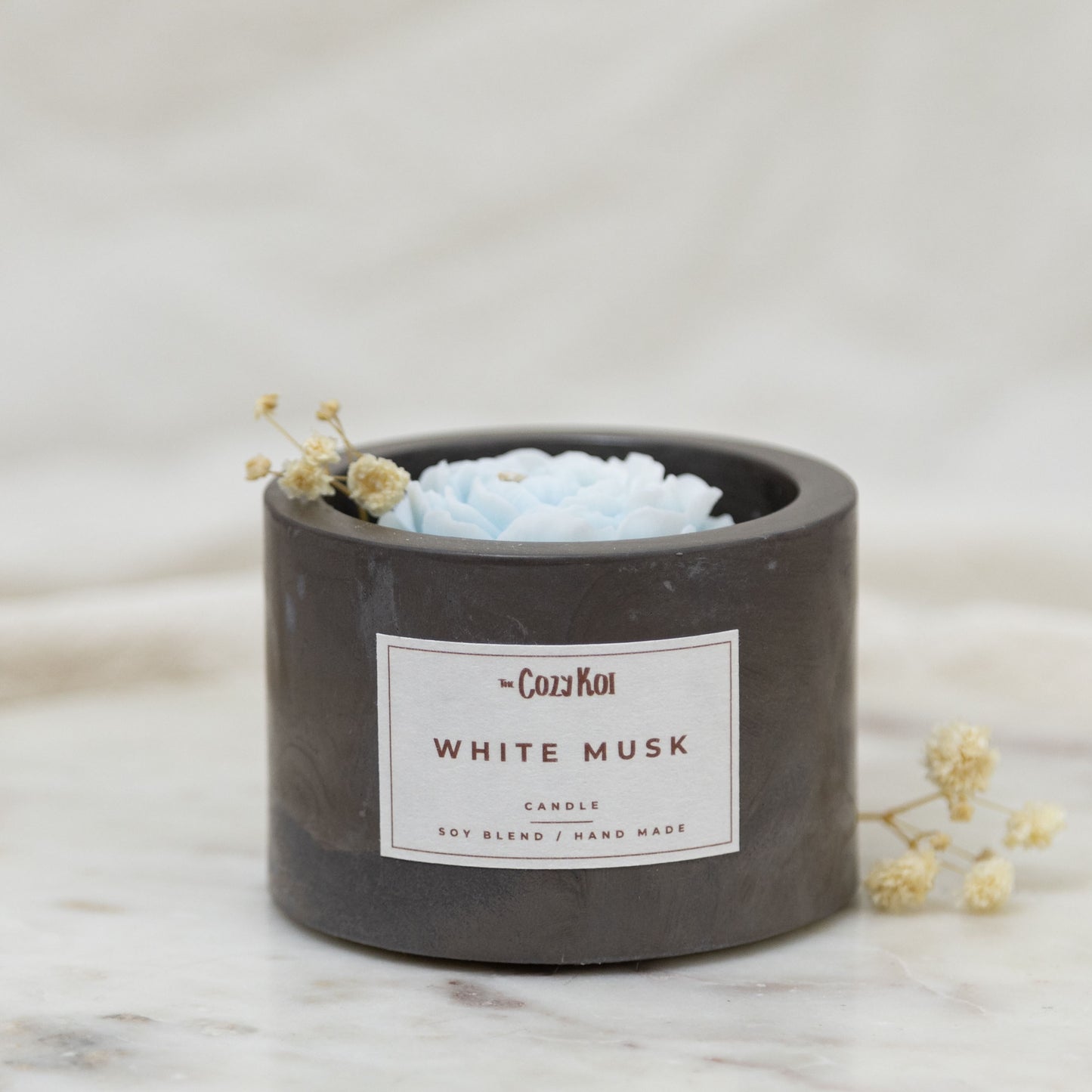 Flowers in Charcoal Vessels