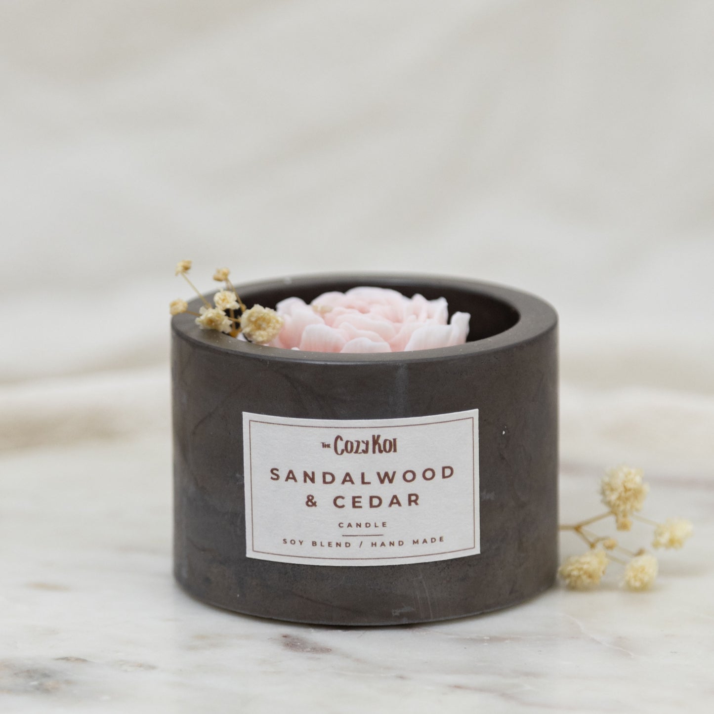 Flowers in Charcoal Vessels