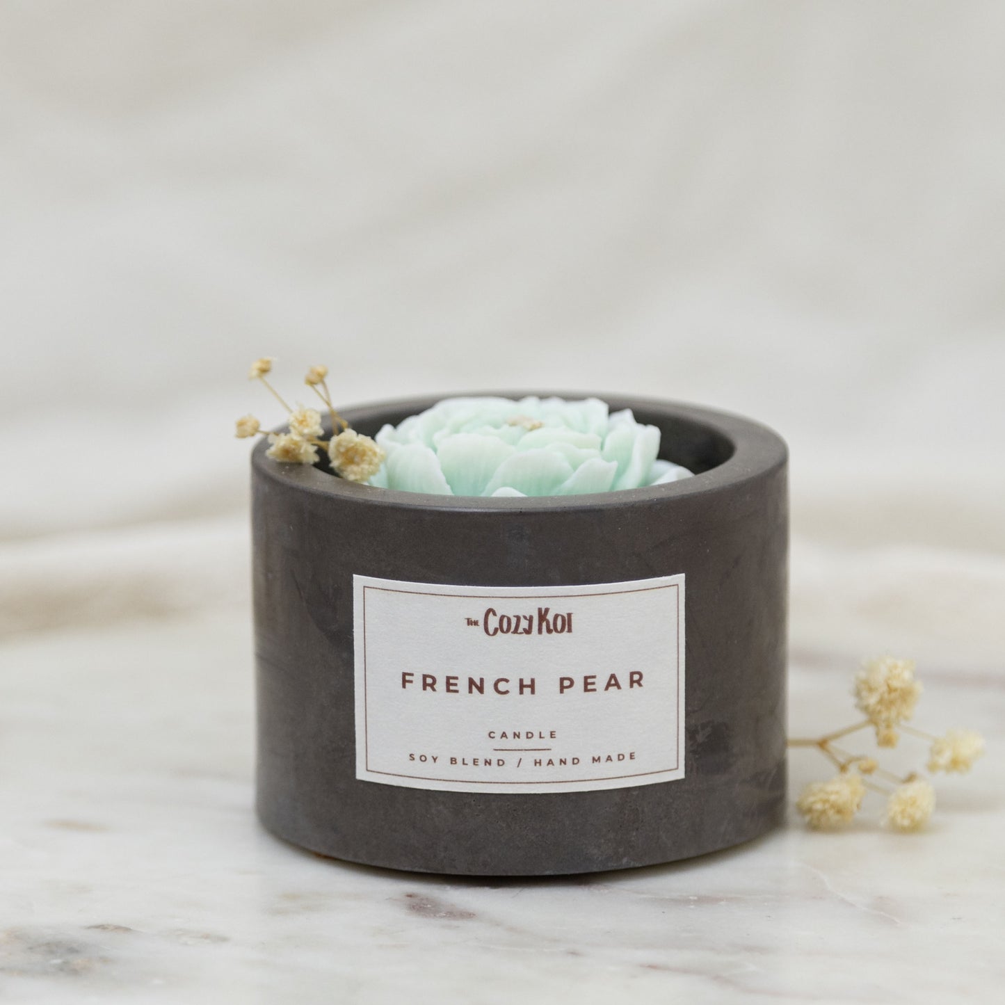 Flowers in Charcoal Vessels