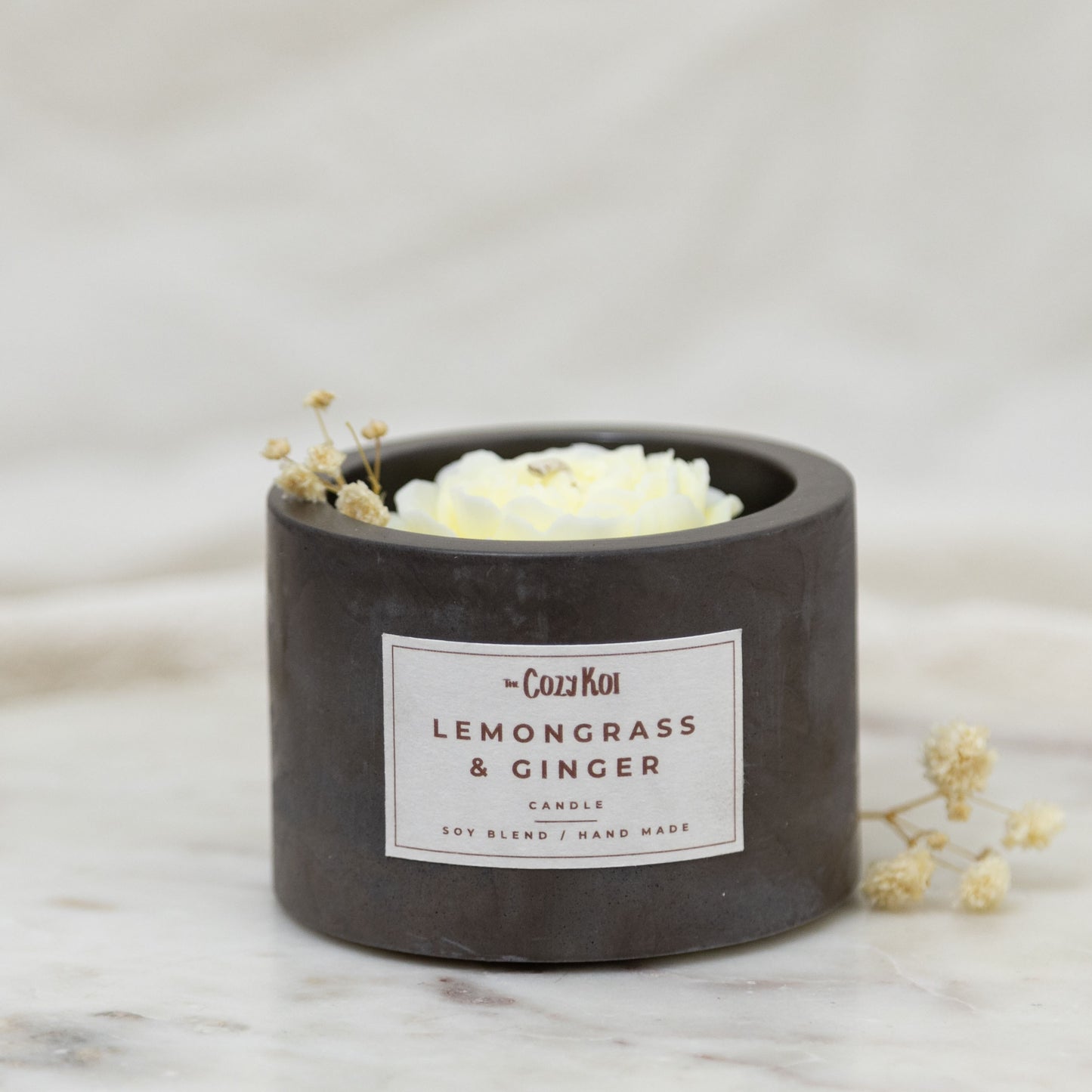 Flowers in Charcoal Vessels