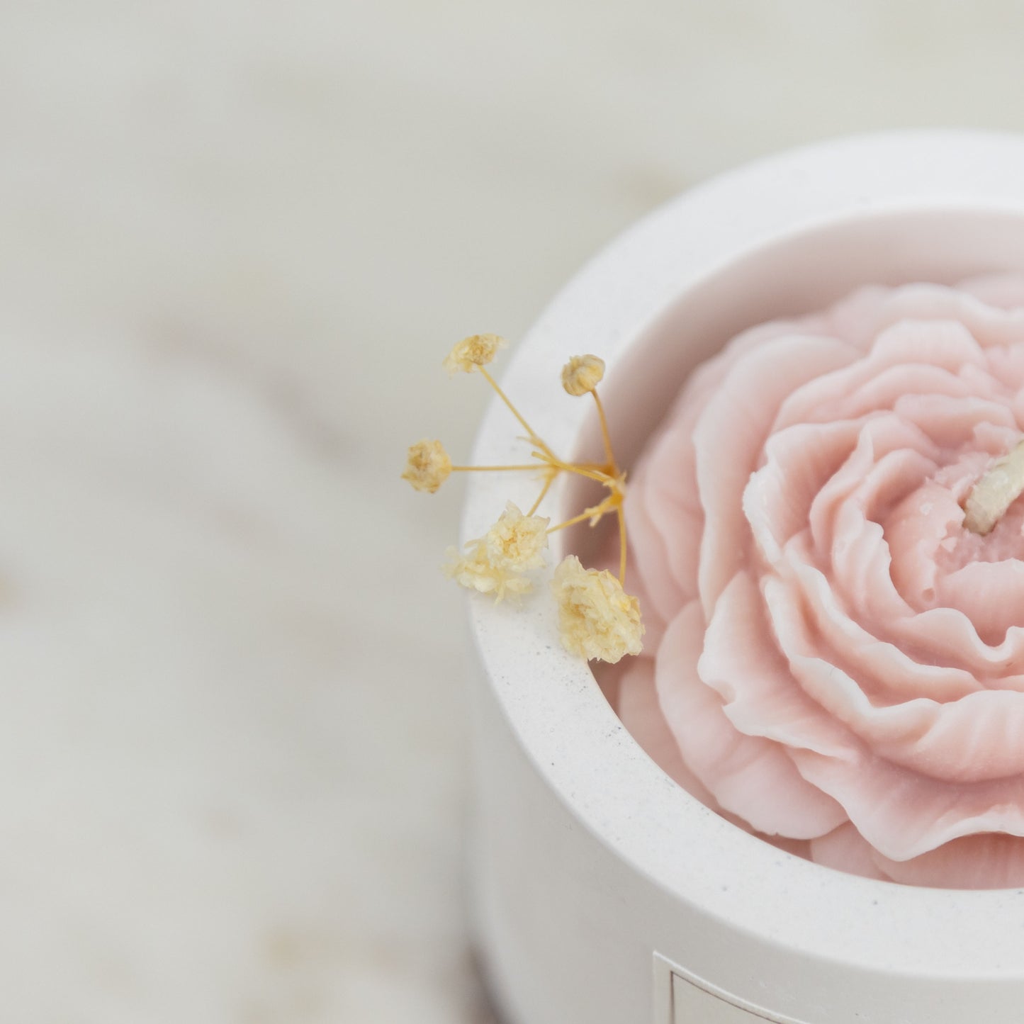 Flowers in Ivory Vessel