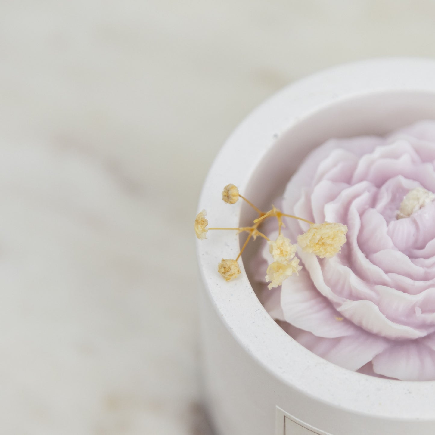 Flowers in Ivory Vessel