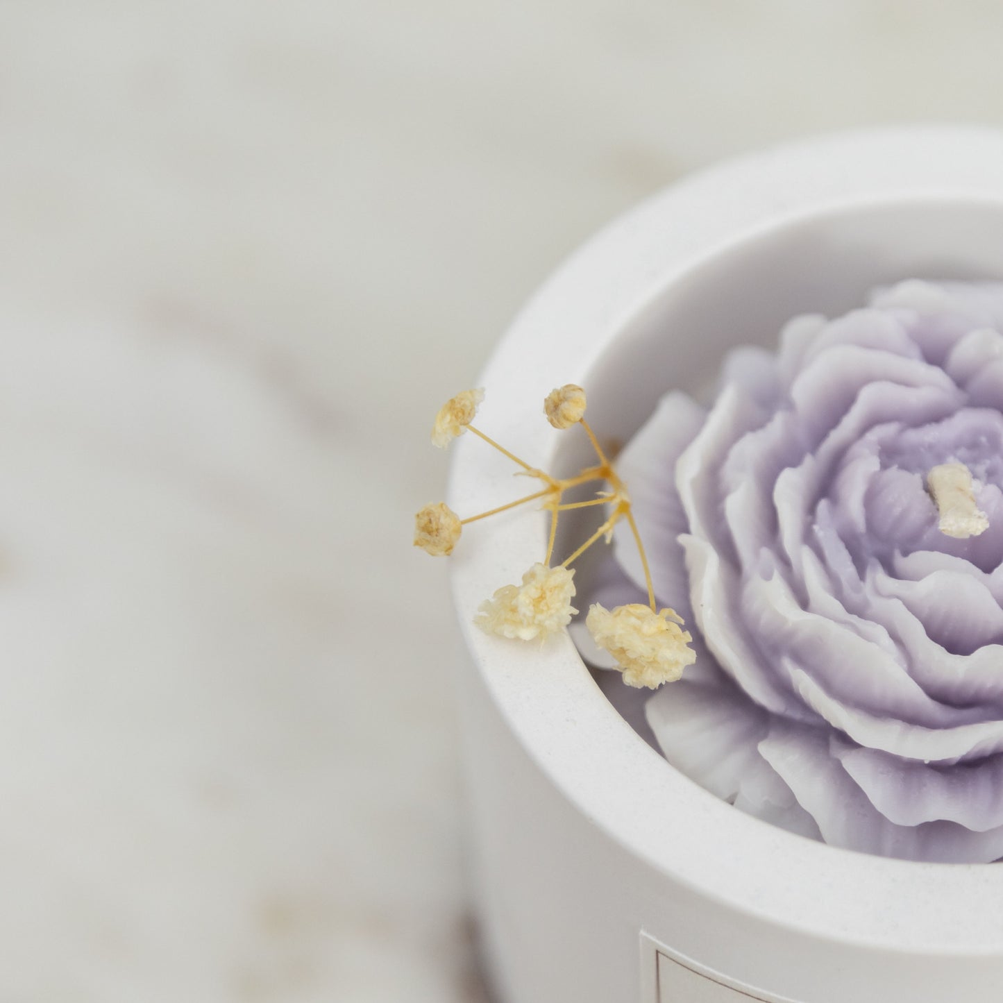 Flowers in Ivory Vessel