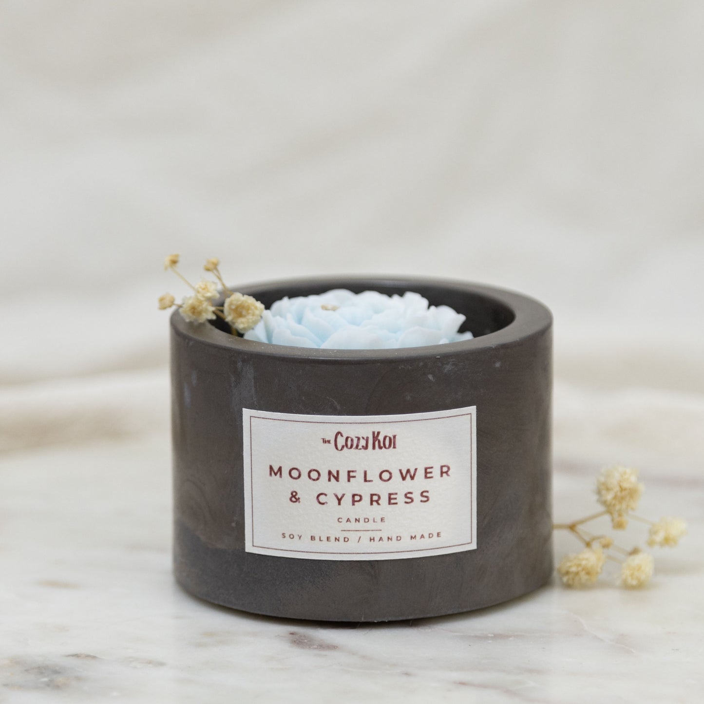 Flowers in Charcoal Vessels