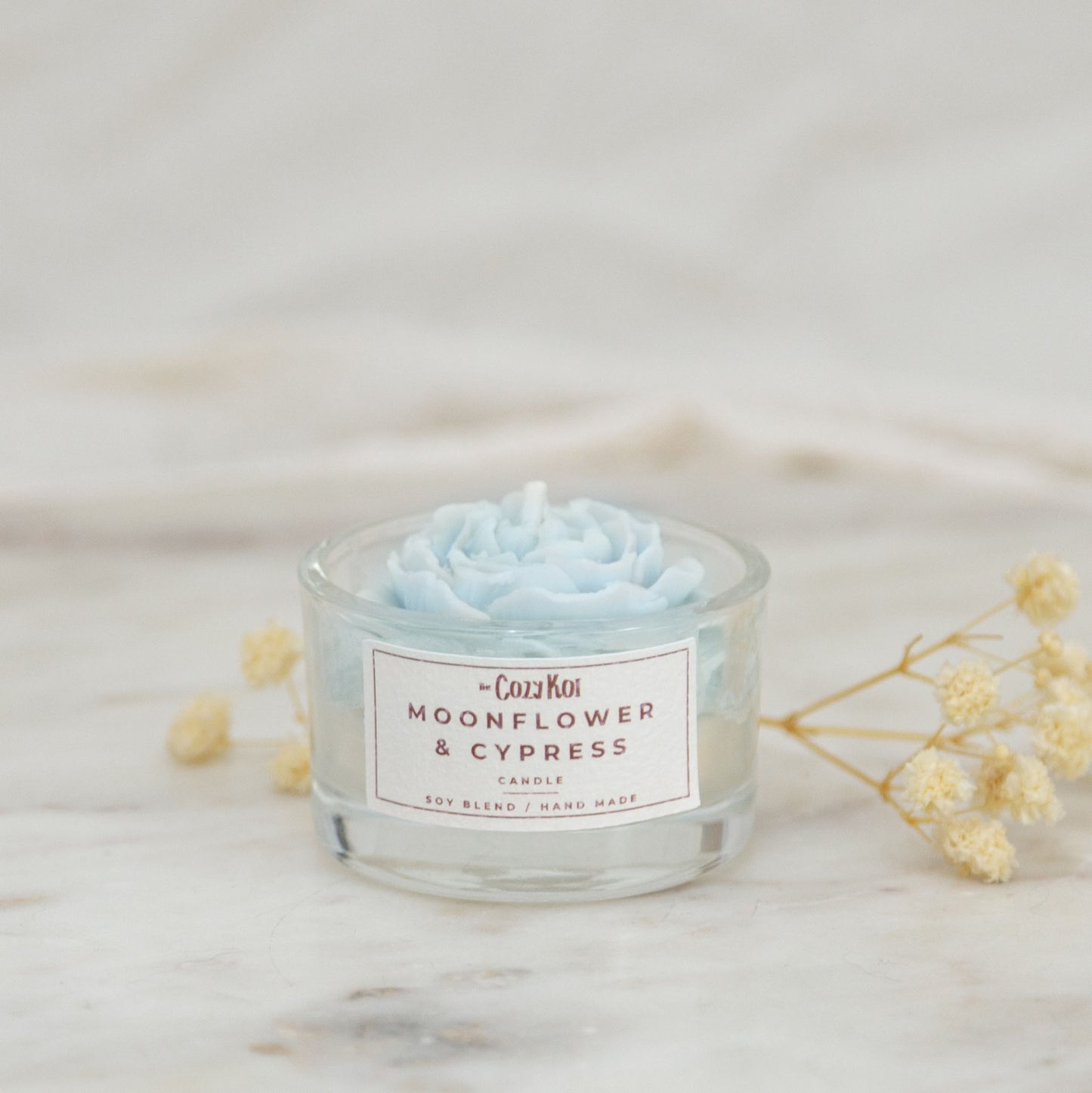 Flowers in Glass Tealights