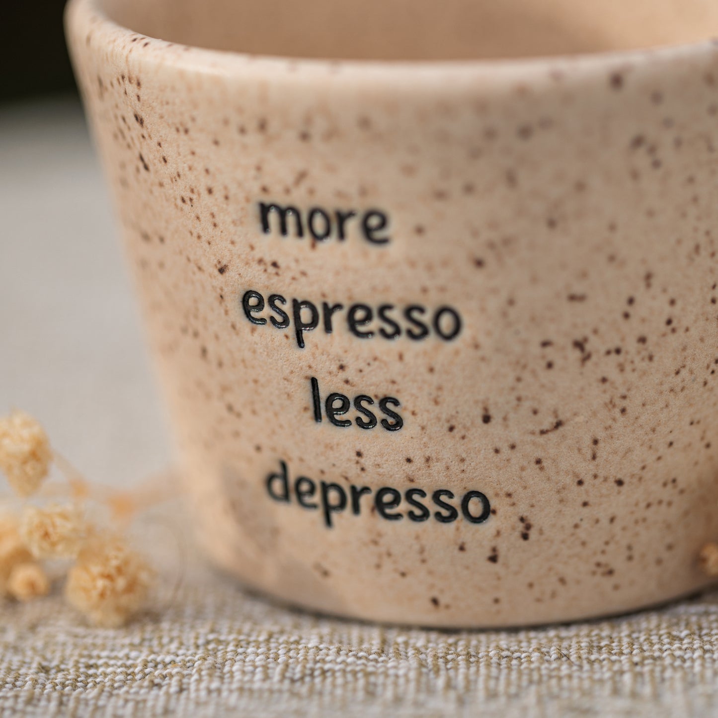 Less Depresso Espresso Mug