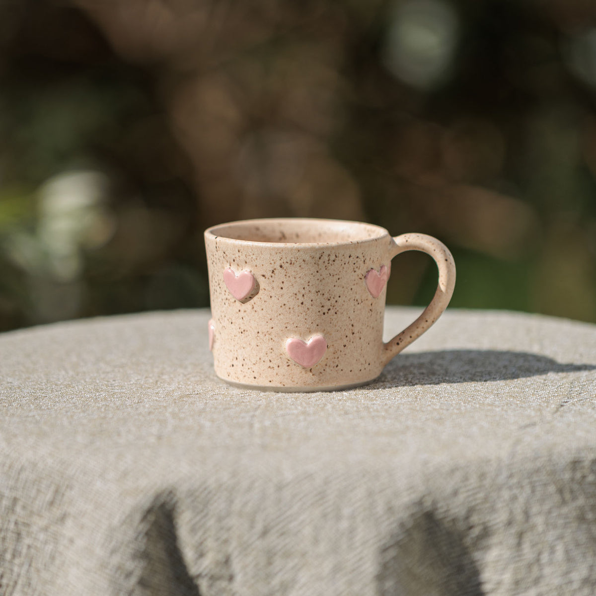 Sprinkled Hearts Espresso Mug