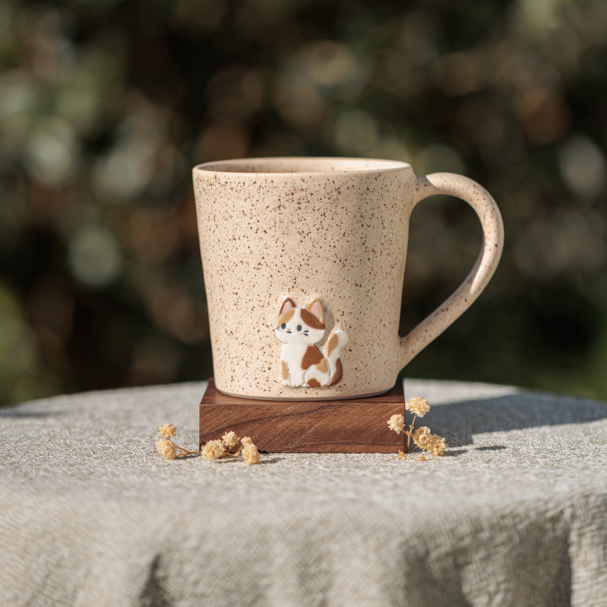 Brown Calico Cat Mug